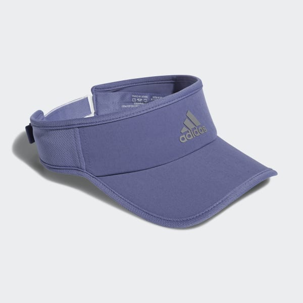 purple adidas visor