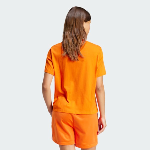 Naranja Camiseta Adicolor Trifolio Boxy