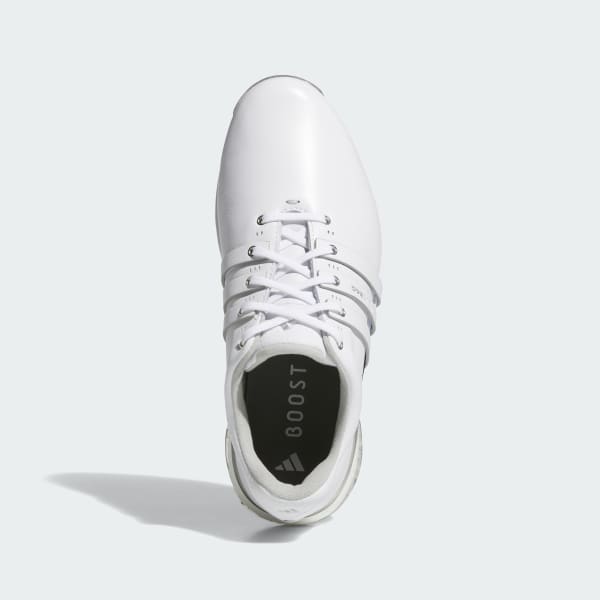 White Tour360 25 Wide Spikeless Golf Shoes