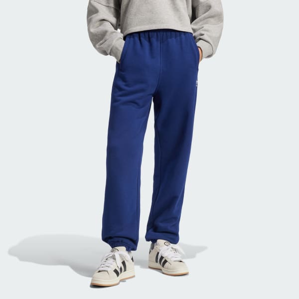 Azul Pantalón Deportivo Essentials Felpa Francesa
