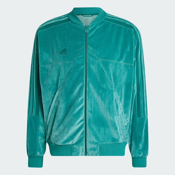 Verde House of Tiro Velour Bomber Jacket