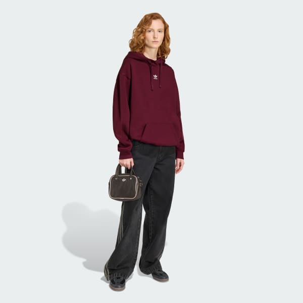 Bordeaux OVERSIZED FLEECE HOODIE