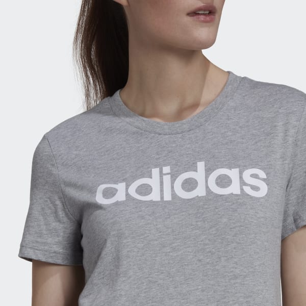 Szary LOUNGEWEAR Essentials Slim Logo Tee