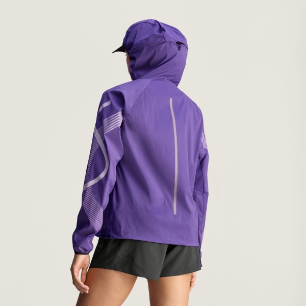 Lilla adidas By Stella McCartney Running Jakke