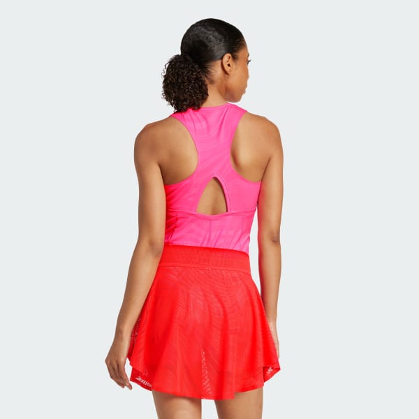 Rose Body et jupe Tennis Pro Climacool