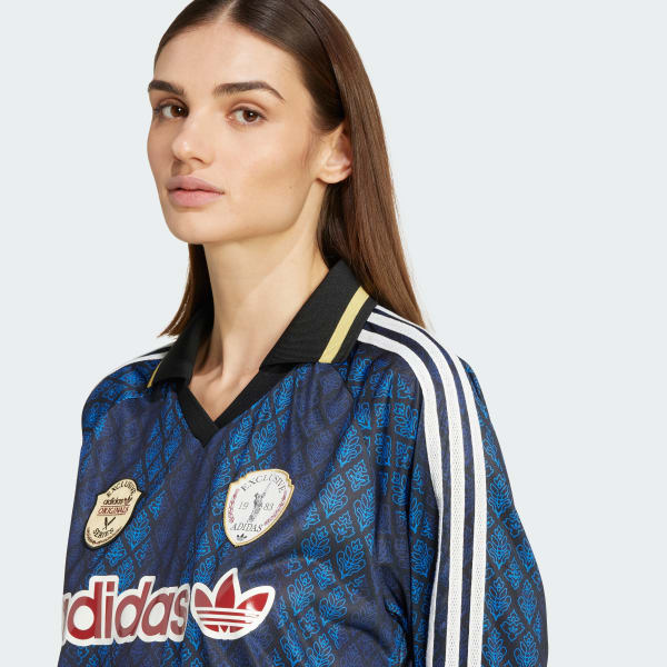 Adidas adidas Originals Retro Sports Cricket-Inspired Long Sleeve Jersey WHERE TO BUY