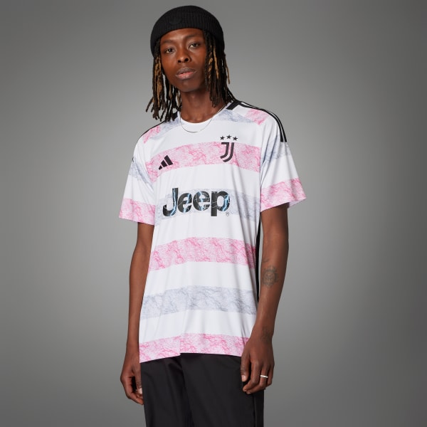 สีขาว เสื้อฟุตบอลชุดเยือน Juventus 23/24