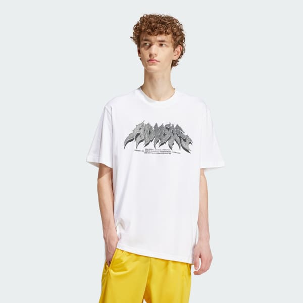 Blanco Playera Flames Concert