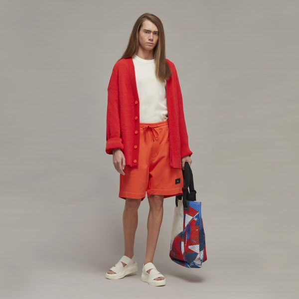 adidas Y-3 Organic Cotton Terry Shorts - Red | Men's Lifestyle | adidas US
