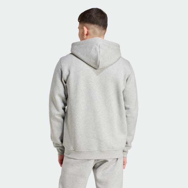Grigio Hoodie Trefoil Essentials Full-Zip