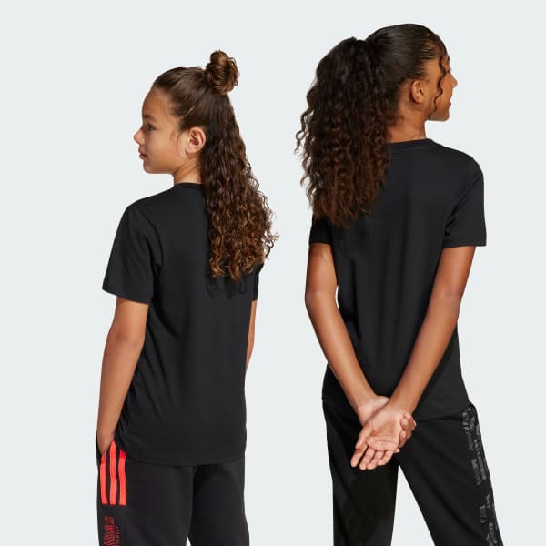 Μαύρο House of Tiro Colorblock Graphic Tee Kids