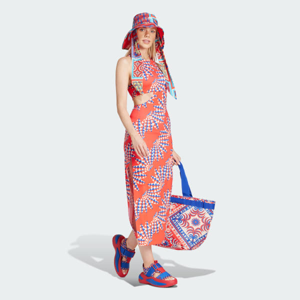Πορτοκαλί adidas x FARM Rio Premium Dress
