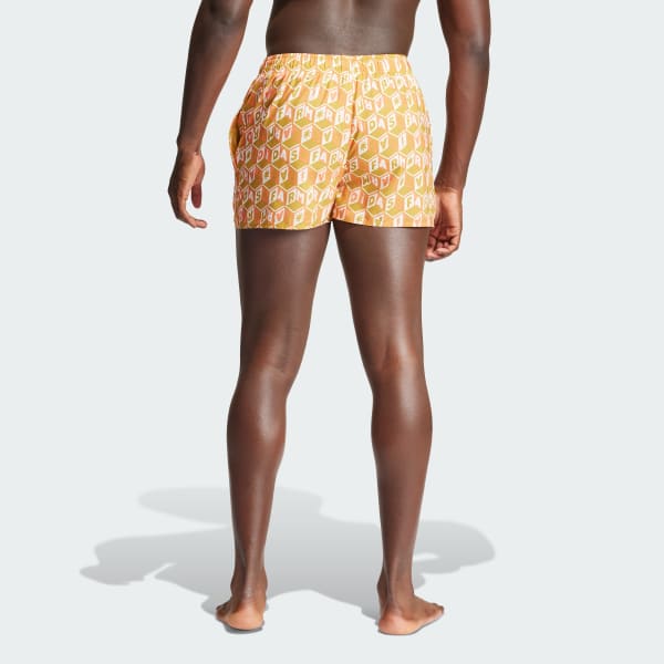 Amarelo Shorts Natação FARM Rio Três Listras CLX