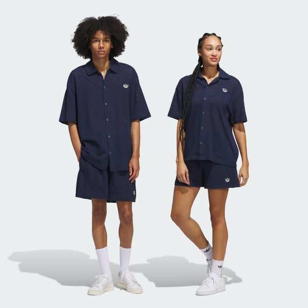 Blue Summer Knit Shorts (Gender Neutral)