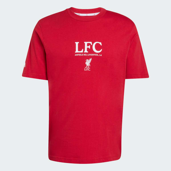 Vermelho T-shirt com Gráfico Sazonal do Liverpool FC