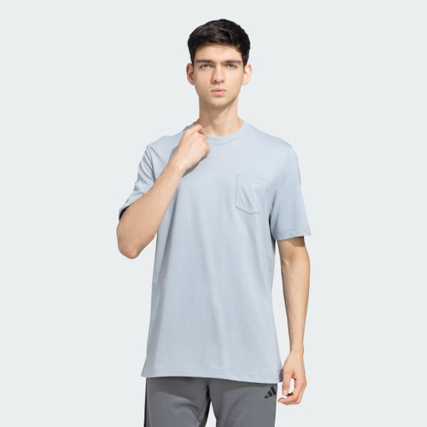 Grey Badge of Sport Tee