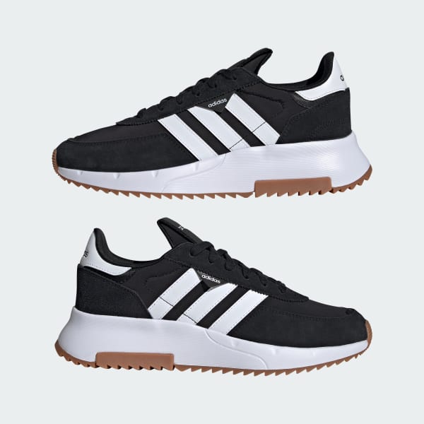 Adidas black with white sole hot sale