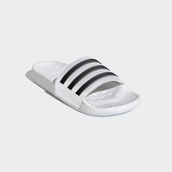 Bialy Adilette Boost Slides