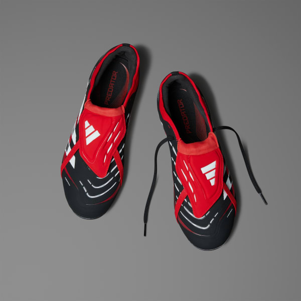 Μαύρο Predator Pro BWR Fold-Over Tongue Firm Ground Boots