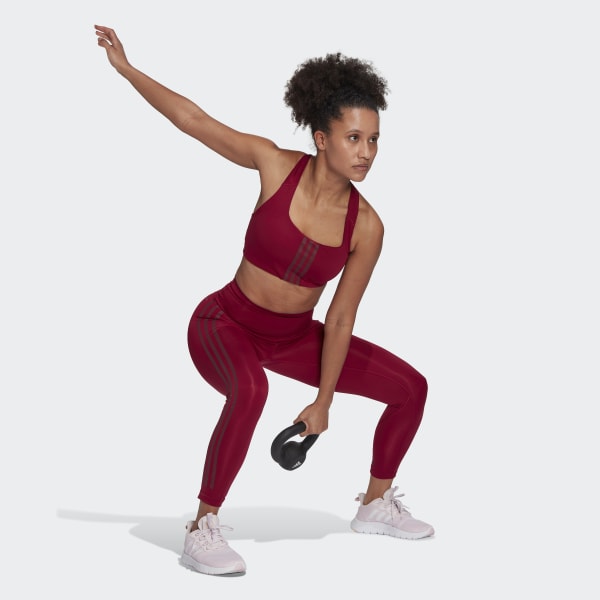 Red Powerimpact Training Medium-Support Bra