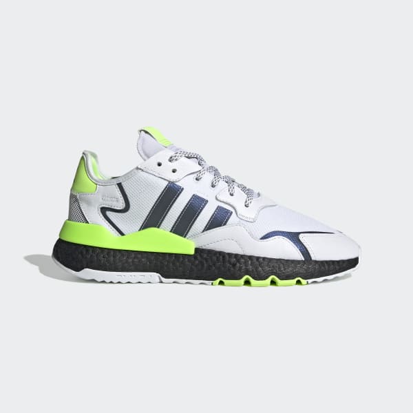 adidas Nite Jogger Shoes - White 