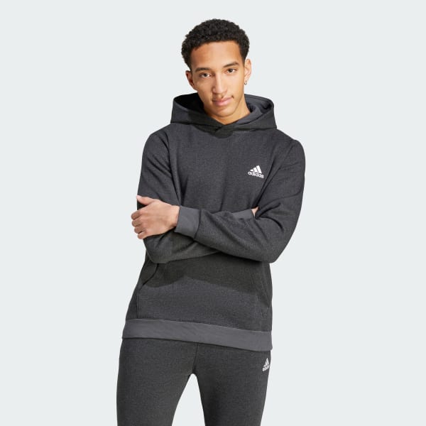 Zwart Seasonal Essentials Mélange Hoodie
