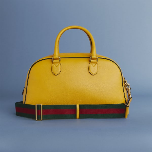Yellow adidas x Gucci Medium Duffel Bag BX575