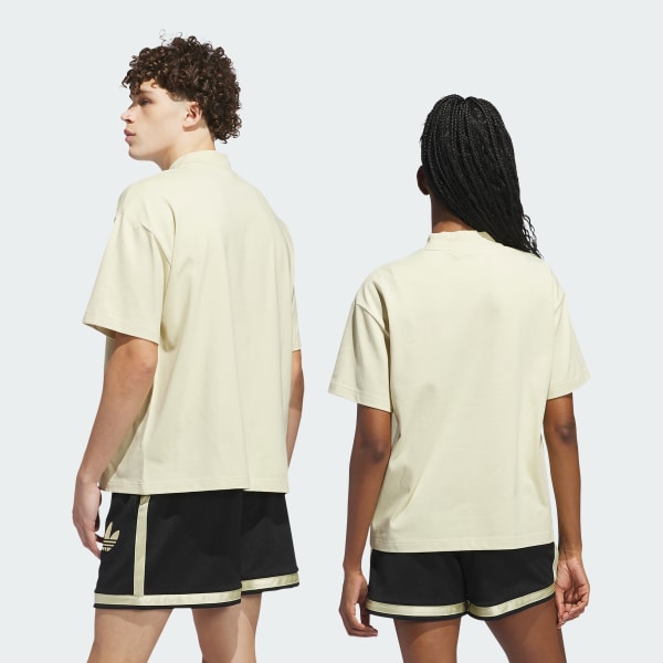 Beige Basketball Tee (Gender Neutral)