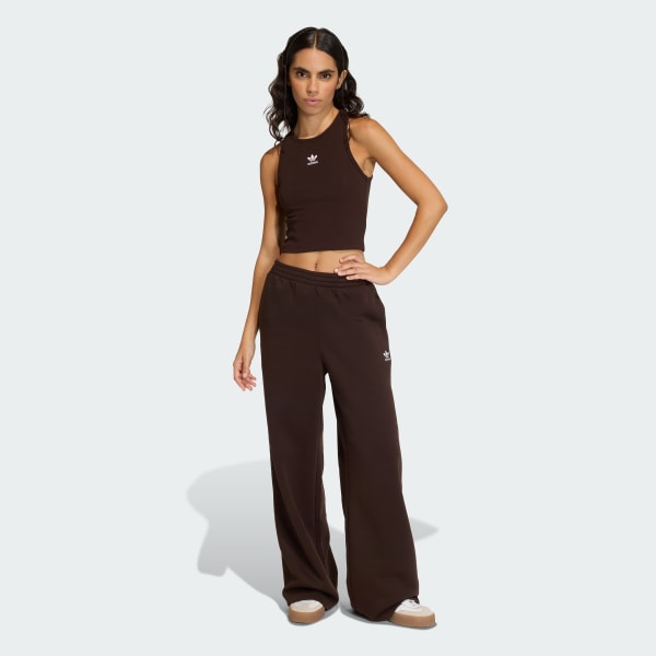 Marrone Canotta Essentials Ribbed