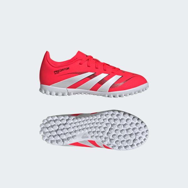 Vermelho Botas de Futebol Predator Club – Piso sintético (Criança)