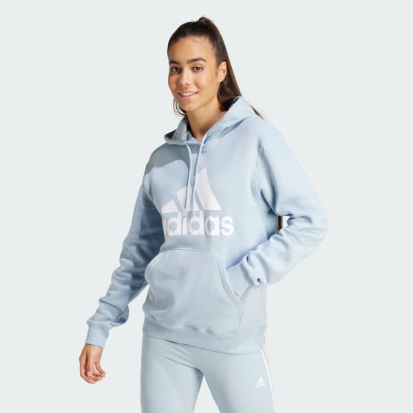 Grey and shop blue adidas hoodie