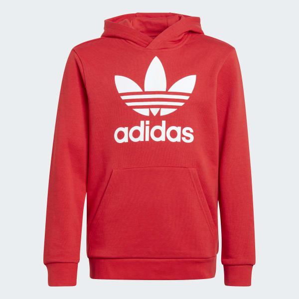 Adidas trefoil hoodie small outlet