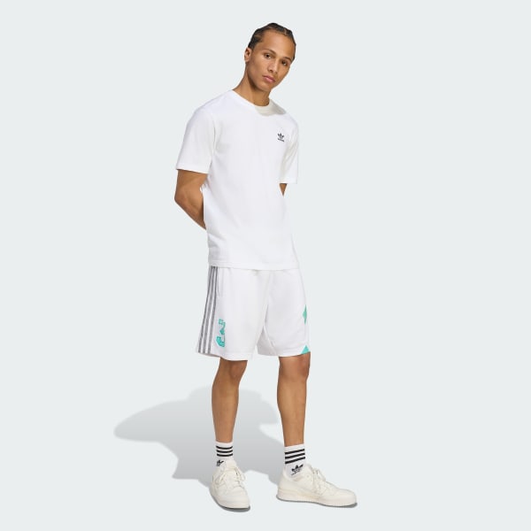 White Nuwave 90s Short 9-inch Inseam