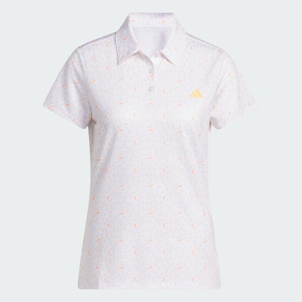 White ULTIMATE365 PRINTED OTTOMAN CLIMACOOL POLO SHIRT