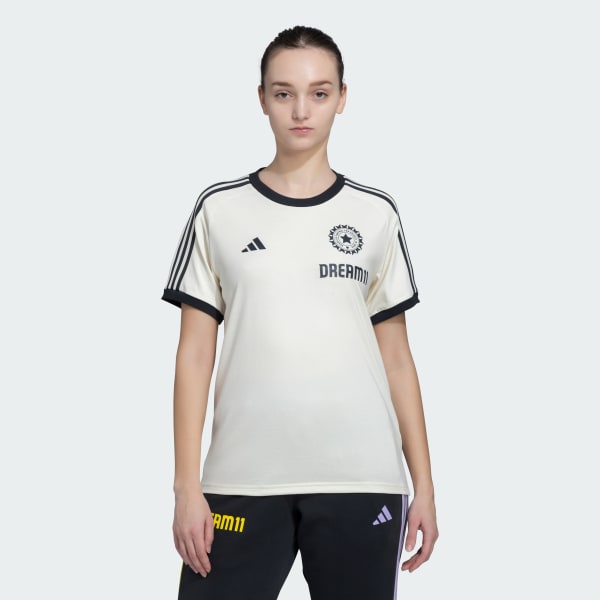 Adidas cricket t shirt white on sale