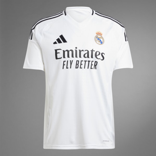 Adidas Real Madrid 24 25 Home Jersey White L