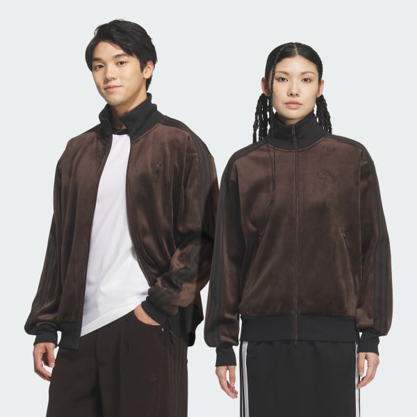 Brown 코듀로이 클래식 트랙탑