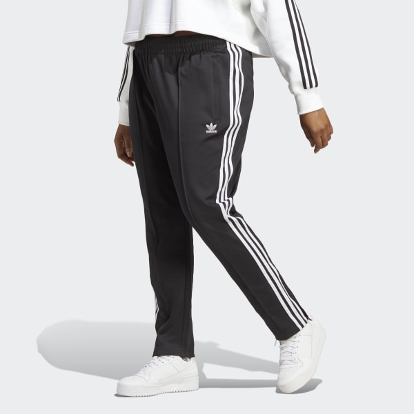 Svart Adicolor SST Track Pants (Plus Size)