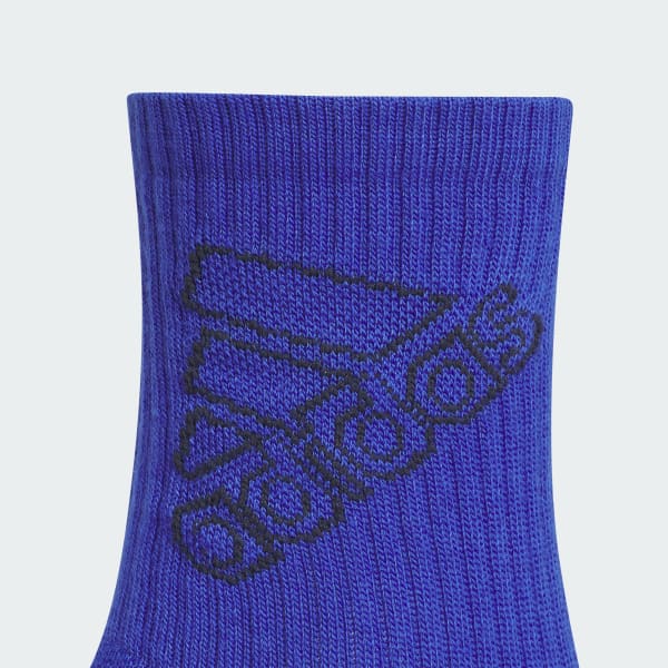 Blue Cushioned Mixed 2.0 6-Pack Crew Socks Kids