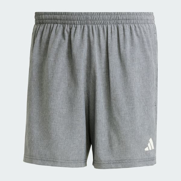 adidas Own The Run Shorts - Grey | Free Shipping with