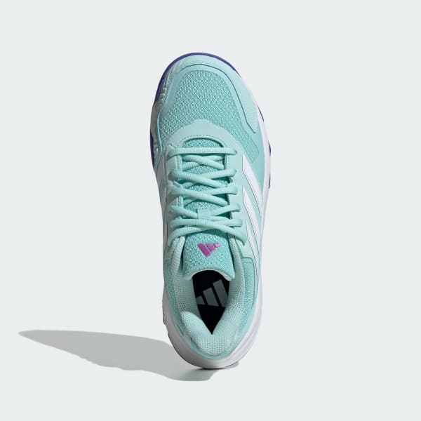 Turquoise Courtjam Control 3 Tennis Shoes