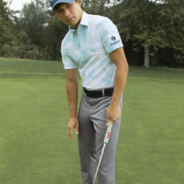Grey Play Green Textured Pants VS347