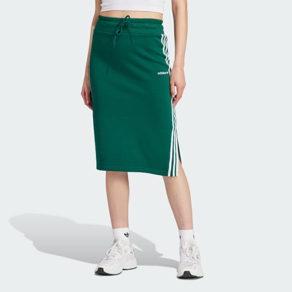 adidas 3-Stripes Skirt - Green | Women's Lifestyle | adidas US