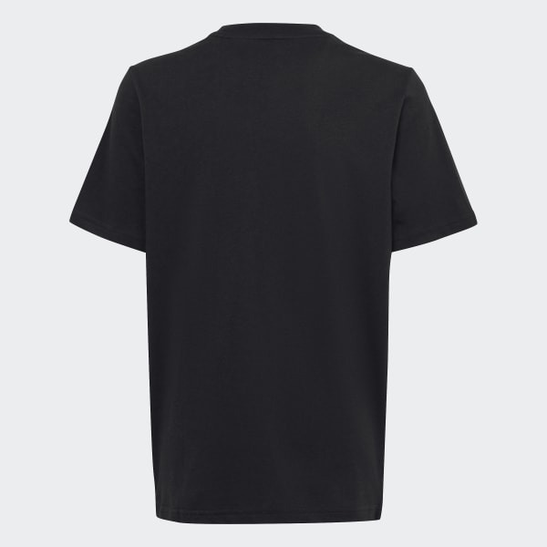 Schwarz Essentials Big Logo Cotton Loose T-Shirt