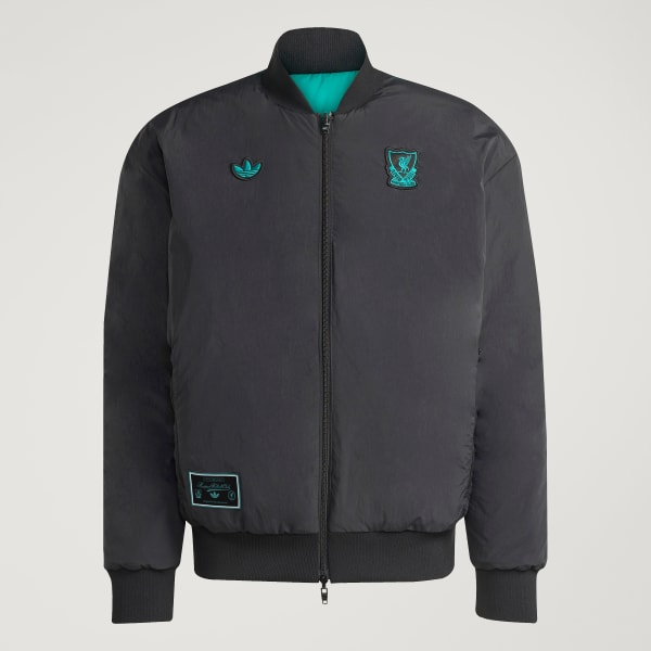 adidas Kurtka Liverpool FC Terrace Icons - Czerń | adidas Poland