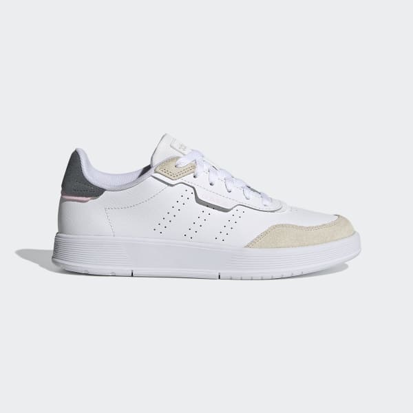 zapatilla urbana adidas blanca courtphase mujer