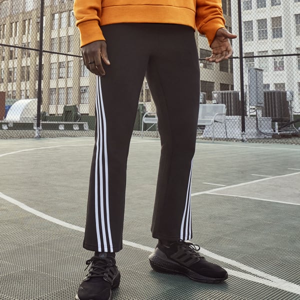 Zwart adidas Sportswear Future Icons 3-Stripes Flare Tracksuit Bottoms EKT23