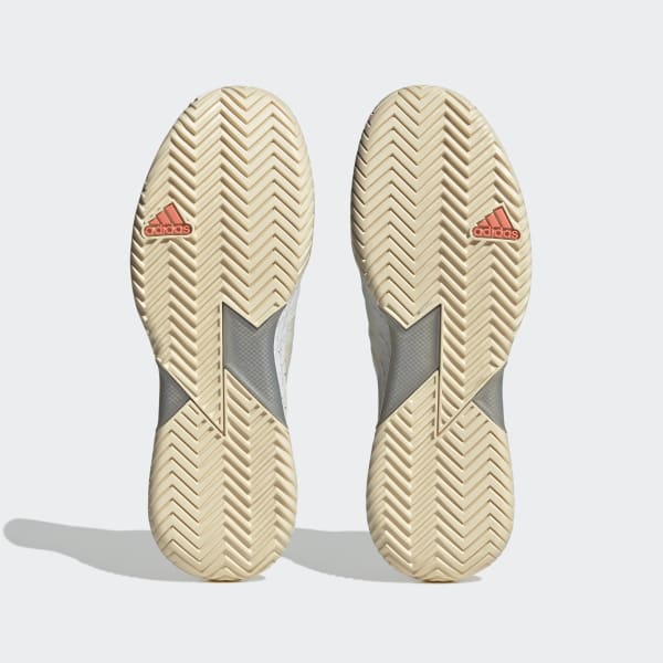 White Adizero Ubersonic 4 Tennis Shoes
