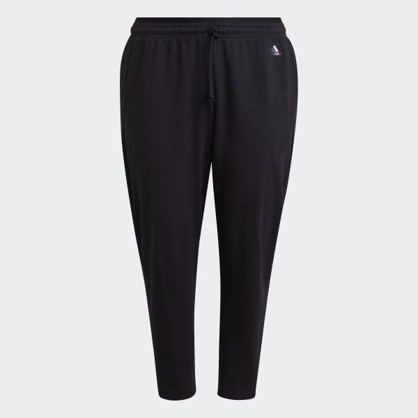 Black Tracksuit Bottoms (Plus Size) DVS42