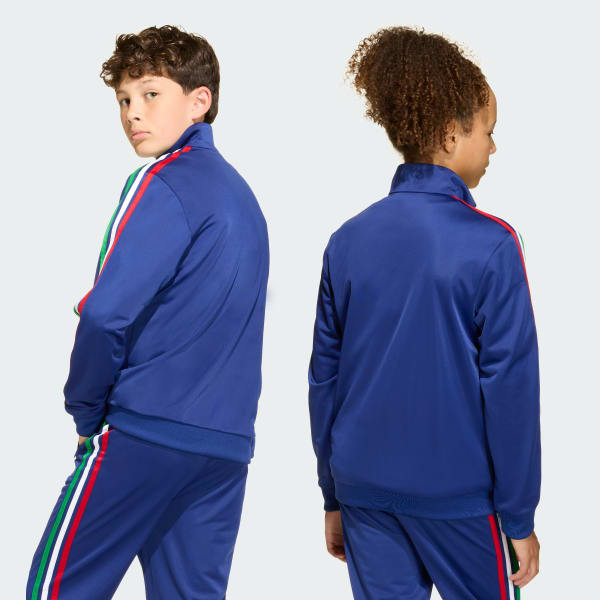 adidas FIREBIRD LOOSE TRACK TOP - Blue | Free Shipping with